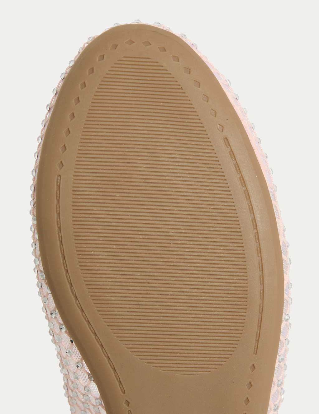 Kids' Diamante Mesh Ballet Pumps (10 Small - 6 Large) 4 of 4
