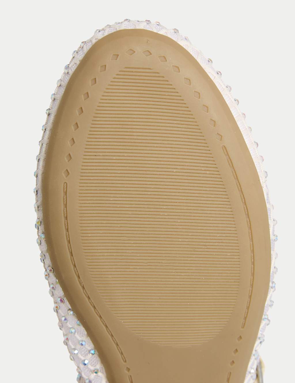 Kids' Diamante Mesh Ballet Pumps (10 Small - 6 Large) 4 of 4