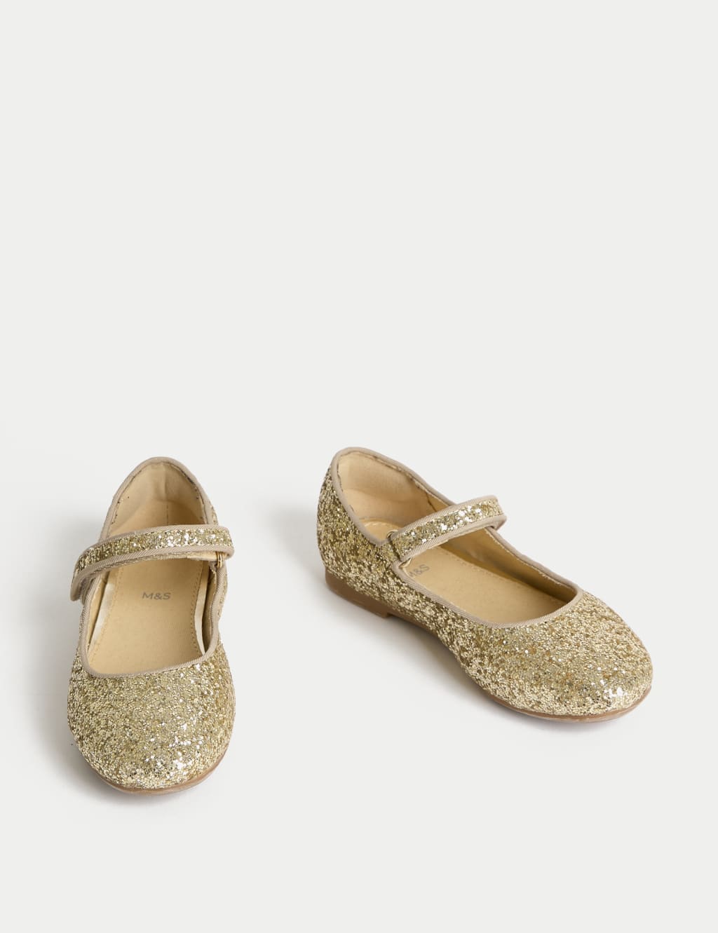 Kids' Glitter Mary Jane Ballet Pumps (4 Small-2 Large) 2 of 4