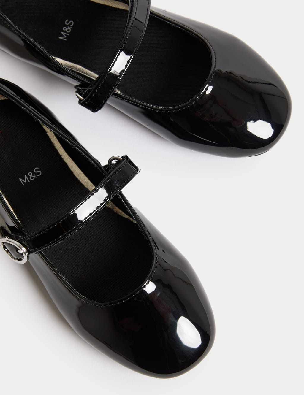 Kids' Patent Ballet Pump Shoes (4 Small - 2 Large) 3 of 4