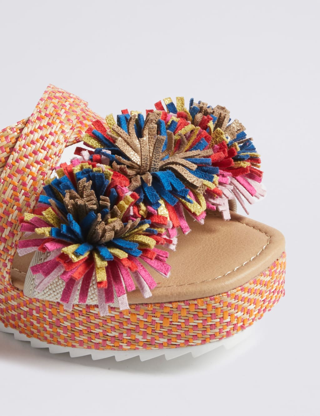 Kids pom pom sandals hot sale