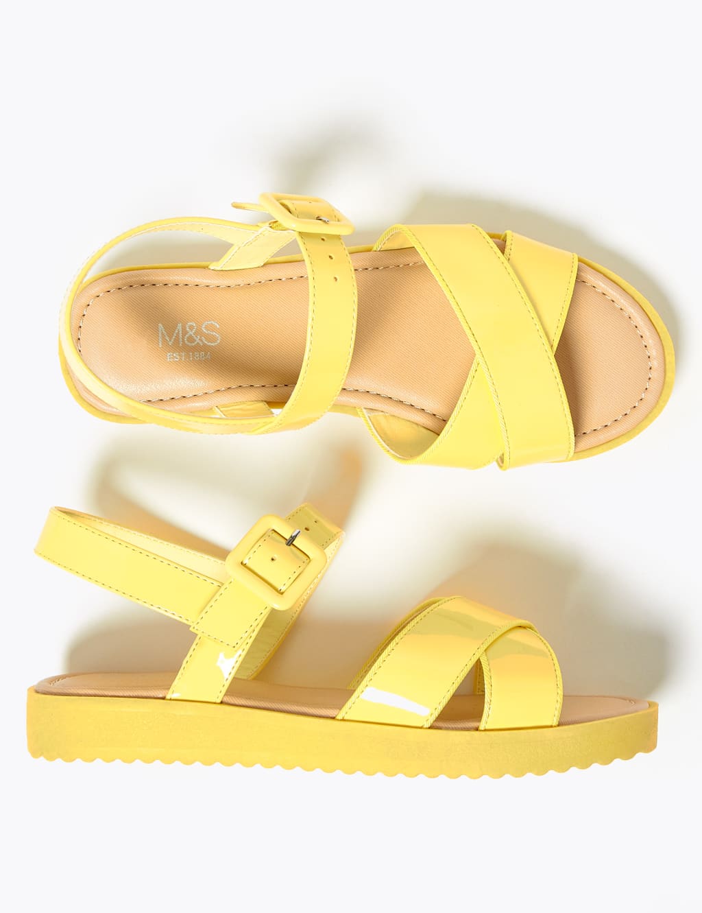 Kids' Cross Vamp Sandals (13 Small - 6 Large) 2 of 5