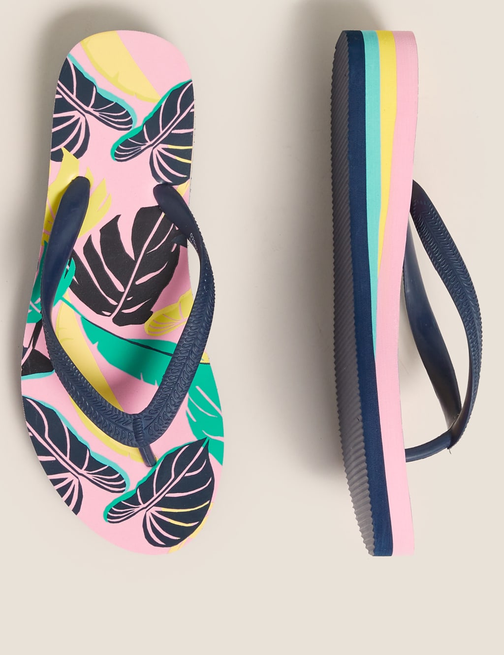 Kids' Tropical Wedge Flip-flops (13 Small - 6 Large) 2 of 5