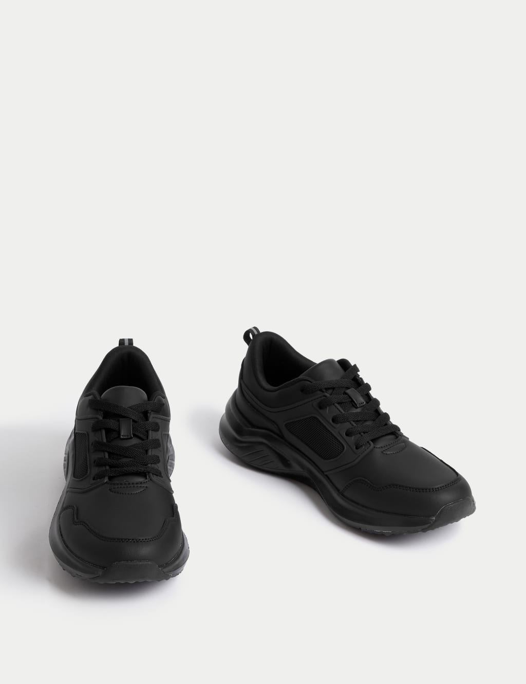Kids Lace Sporty Trainers 13 Small 7 Large M S Collection M S