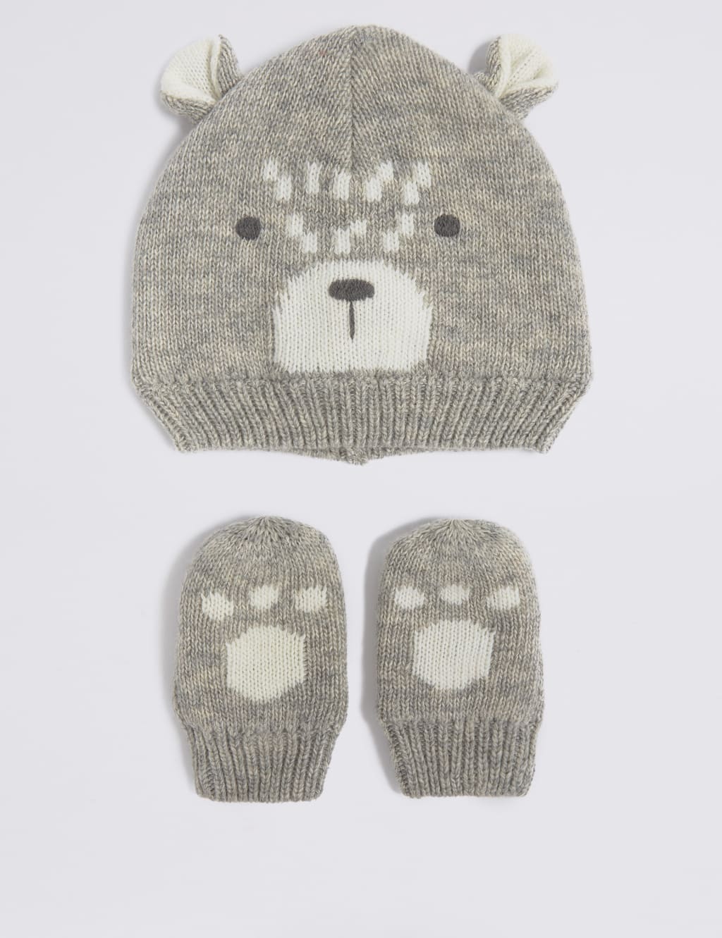 Baby Novelty Hat & Mittens Set 1 of 1