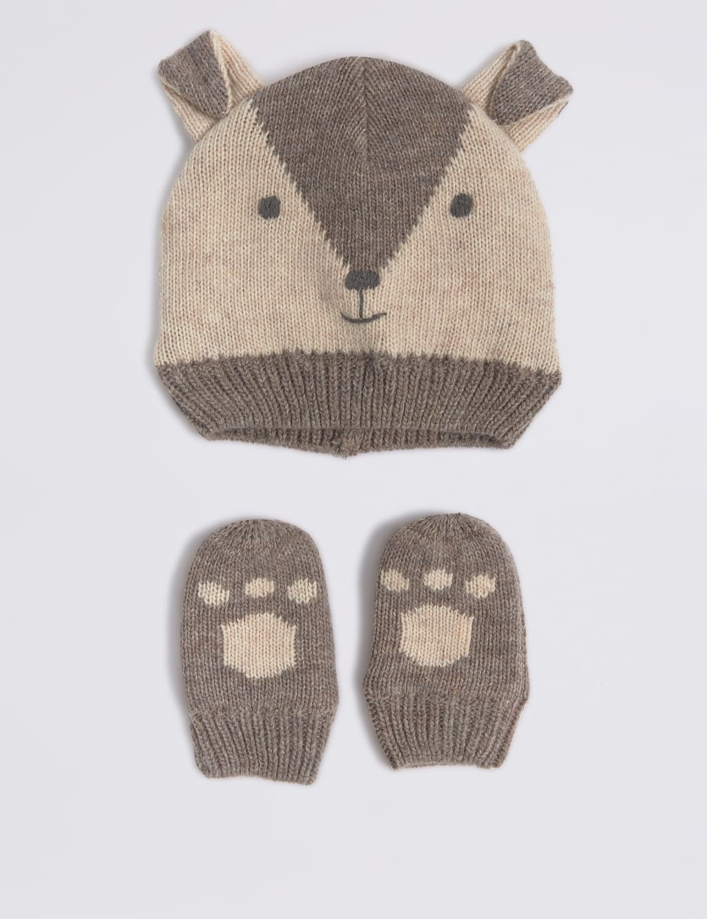 Infant hat and mittens online