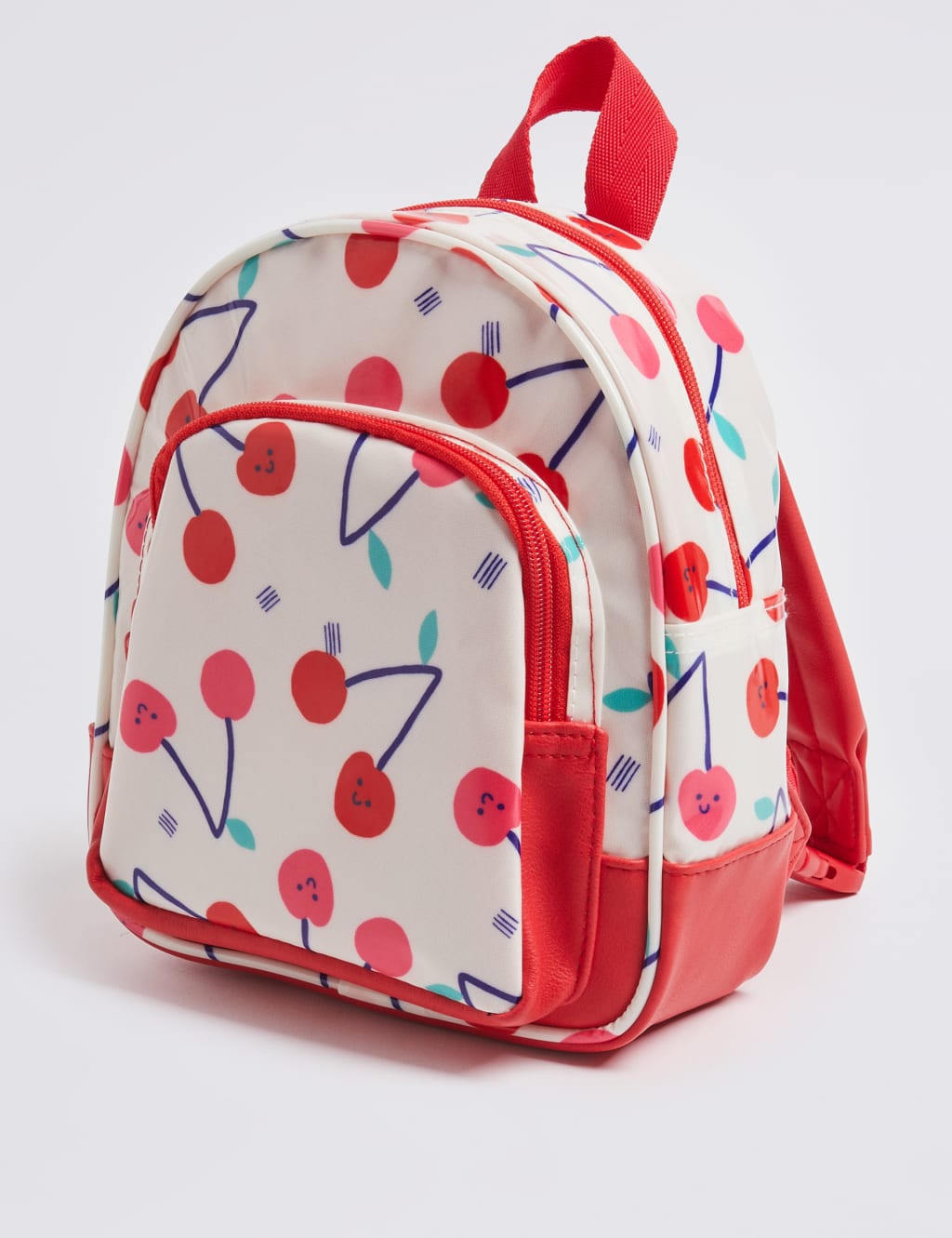 Cherry print backpack discount