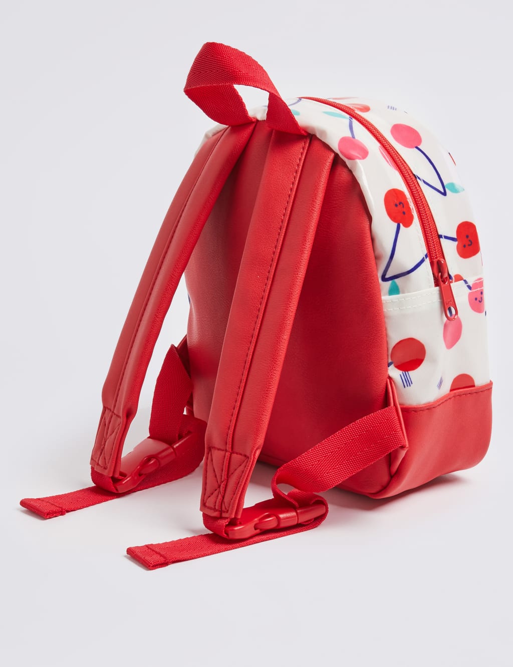 Cherry print backpack deals