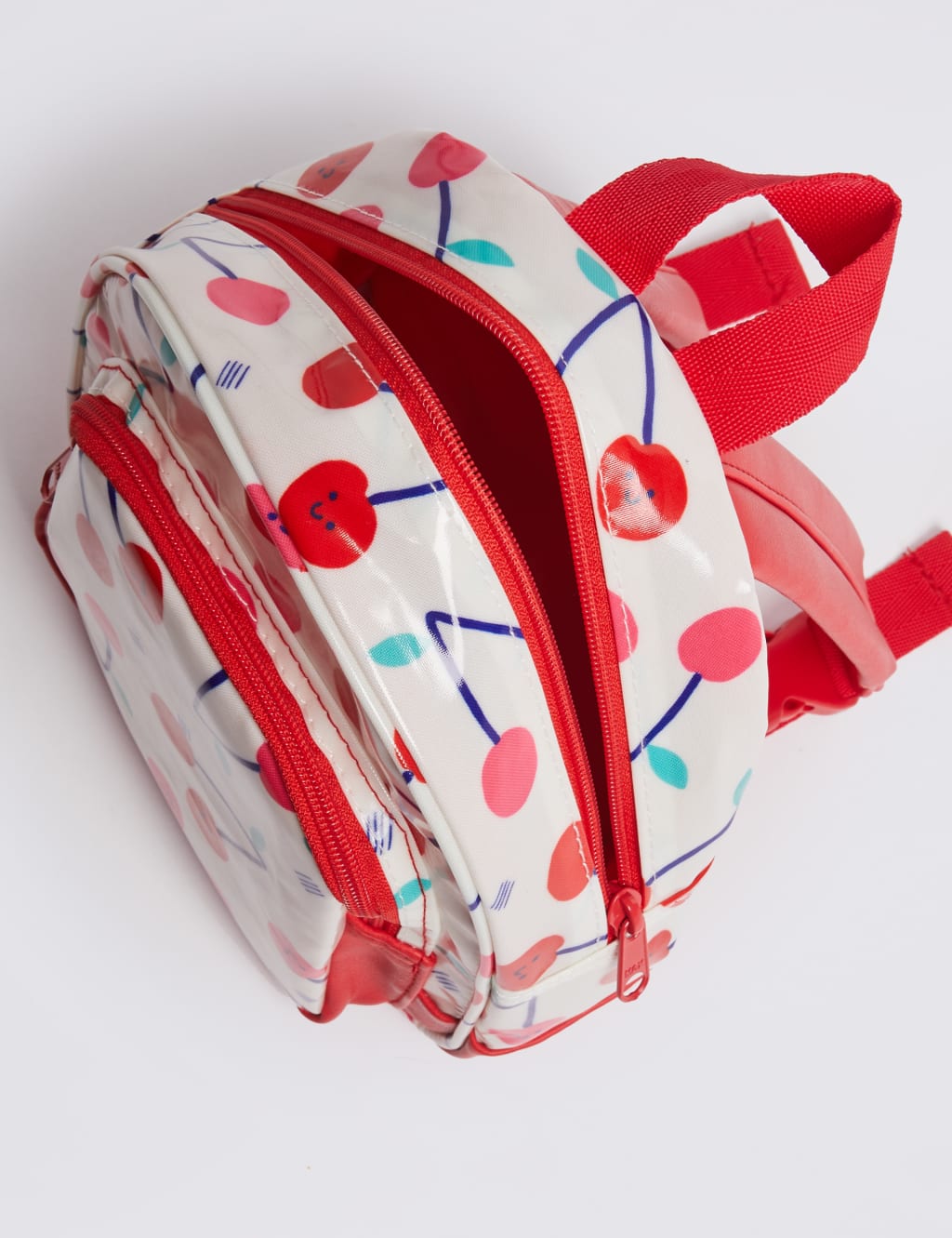 Cherry print backpack discount