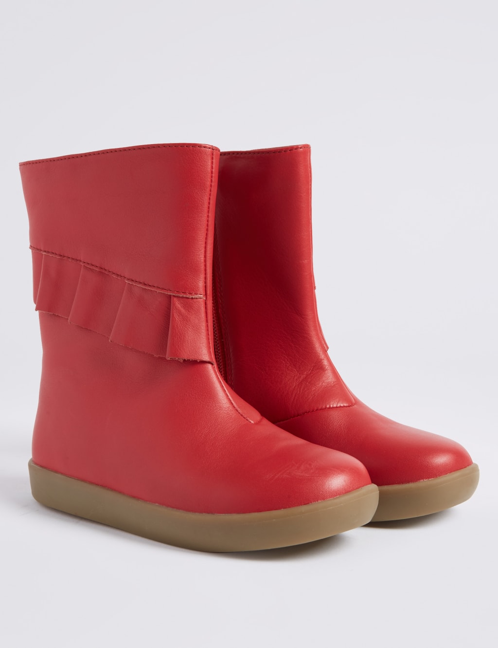 Kids leather ankle boots shop