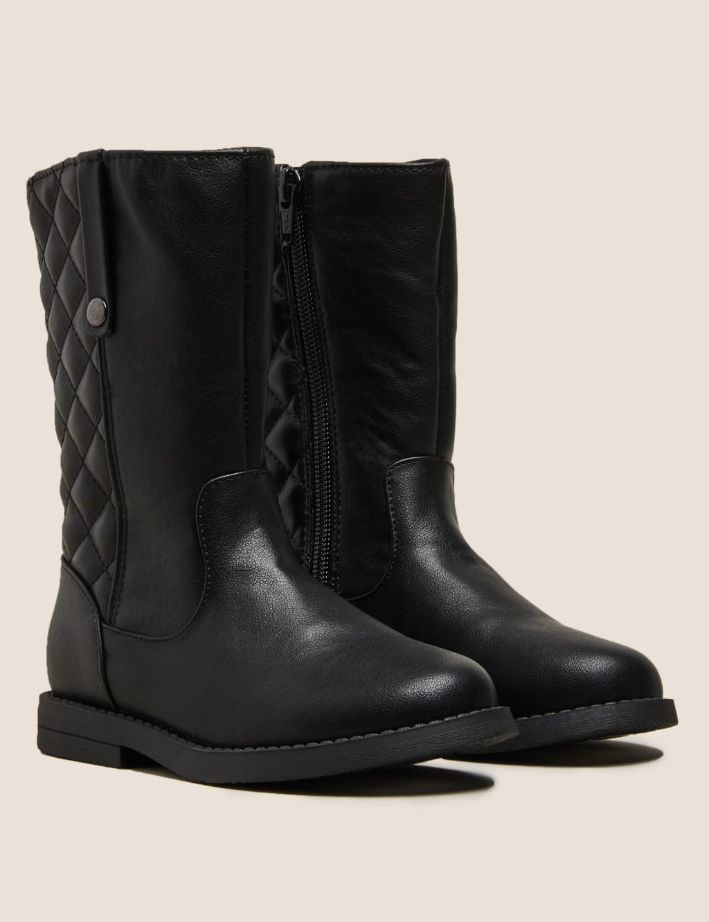 Kids Freshfeet™ Quilted Mid Calf Boots (5 Small - 12 Small) 1 of 6