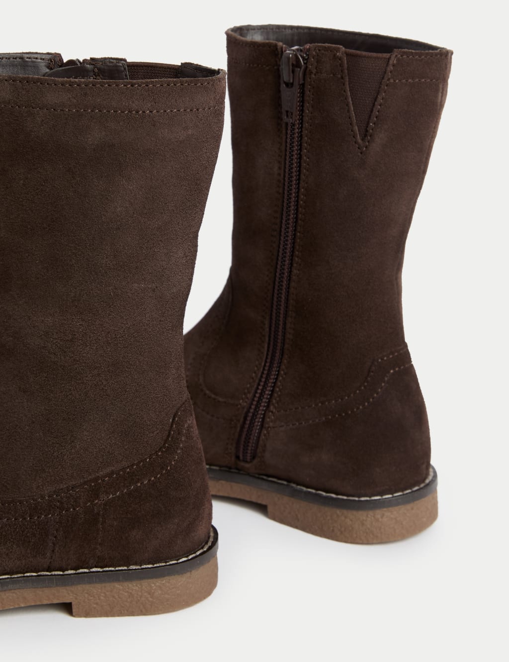 Kid's Suede Boots (4 Small-2 Large) 3 of 4