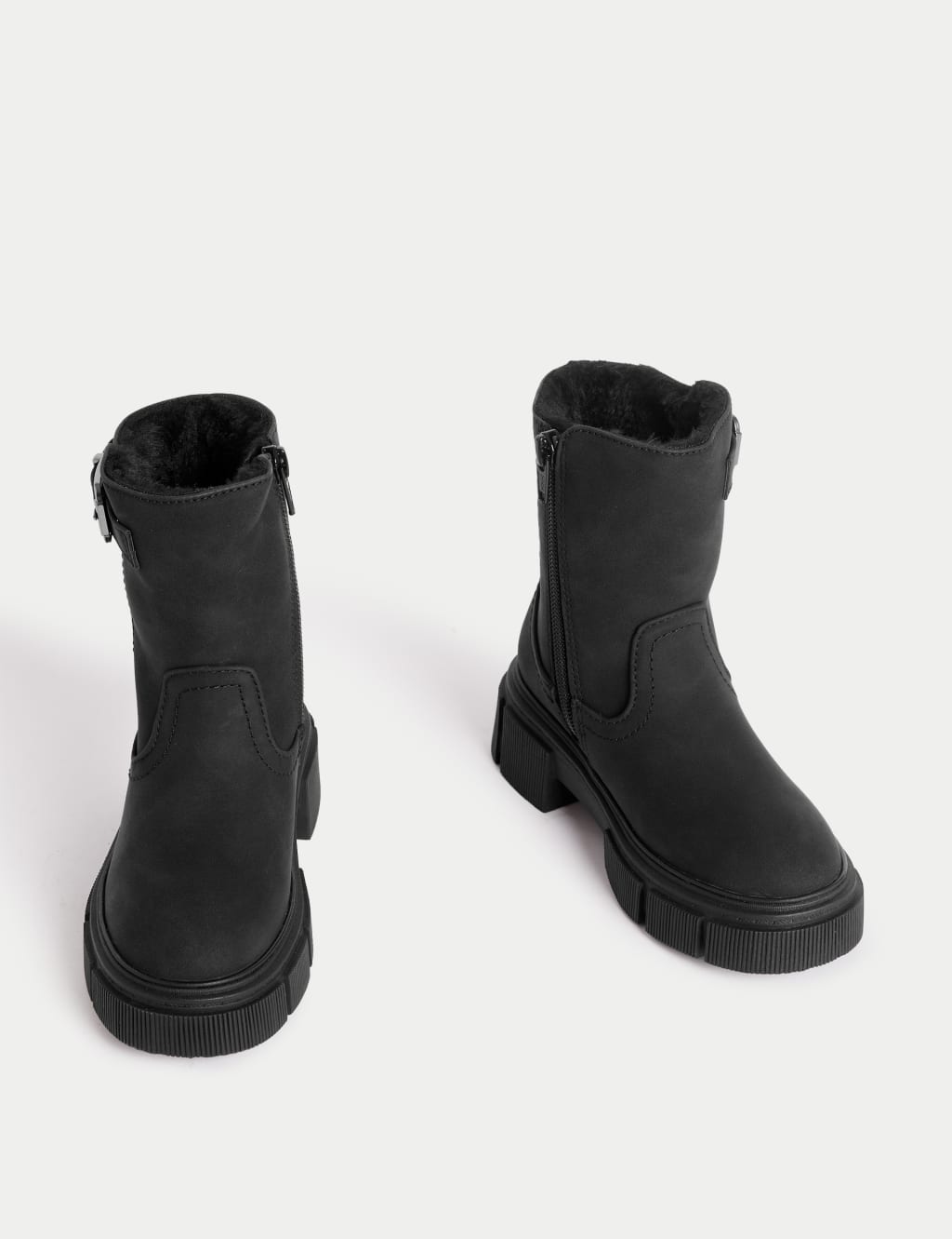 Buckle mid calf boots cheap