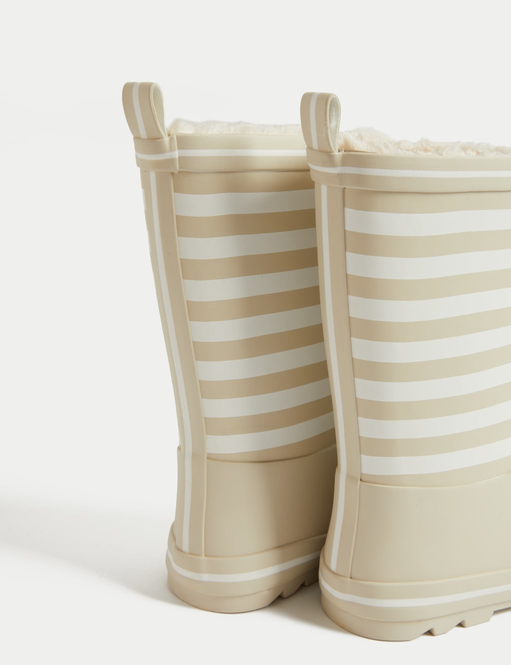 Kids Striped Wellies 4 Small 6 Large