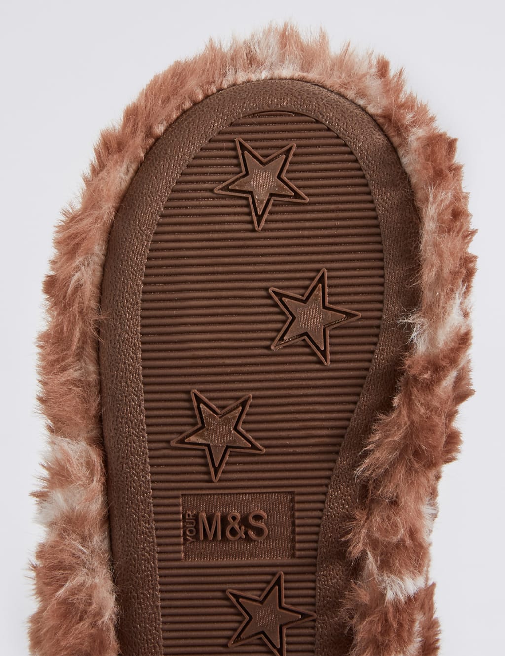 Kids’ Faux Fur Reindeer Slipper Boots 4 of 4