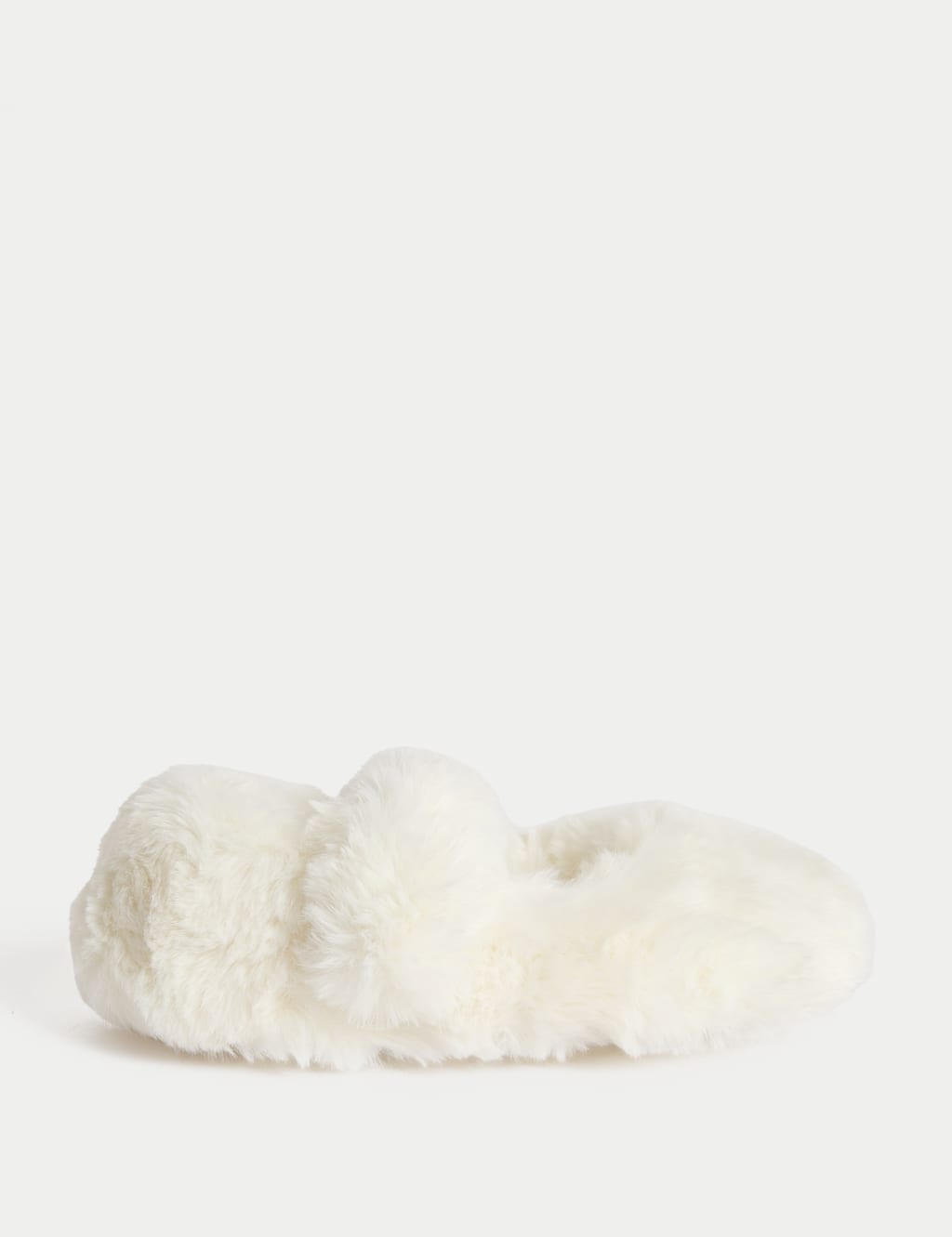 Kids Faux Fur Ballet Slippers 4 Small 6 Large M S Collection M S