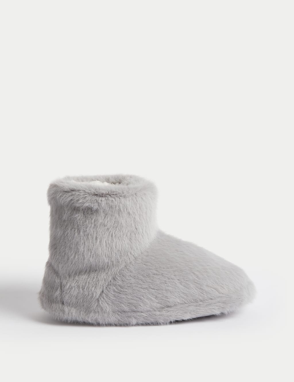 Kids Faux Fur Slipper Boots 4 Small 7 Large
