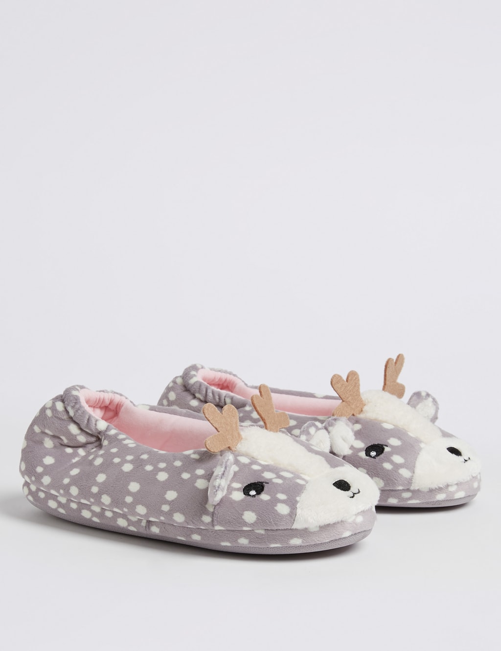 Kids’ Deer Ballet Slippers (13 Small - 6 Large) 1 of 5