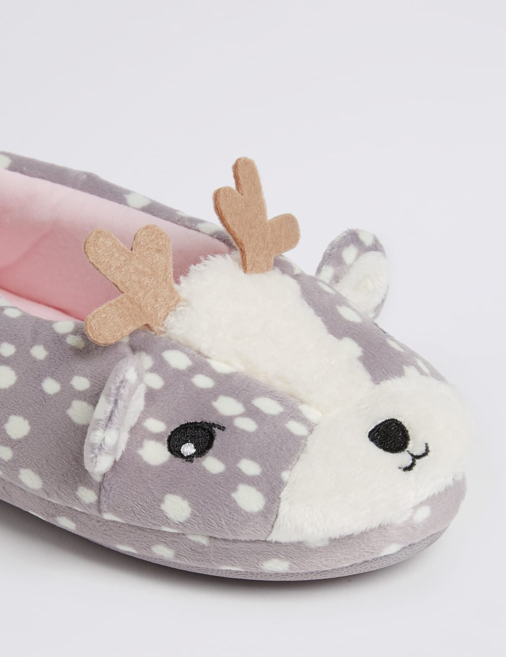 Kids’ Deer Ballet Slippers (13 Small - 6 Large) 4 of 5