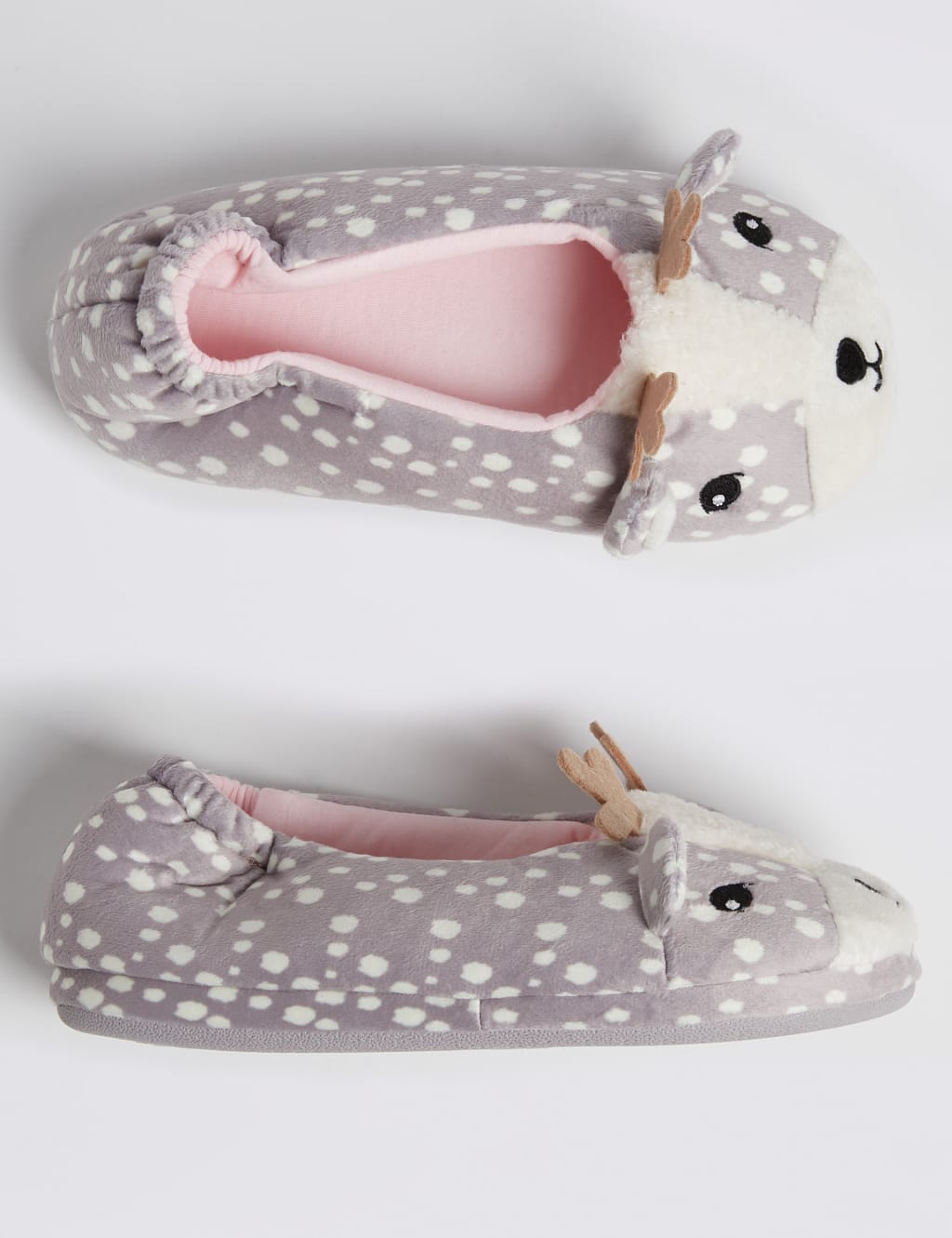 Kids’ Deer Ballet Slippers (13 Small - 6 Large) 2 of 5