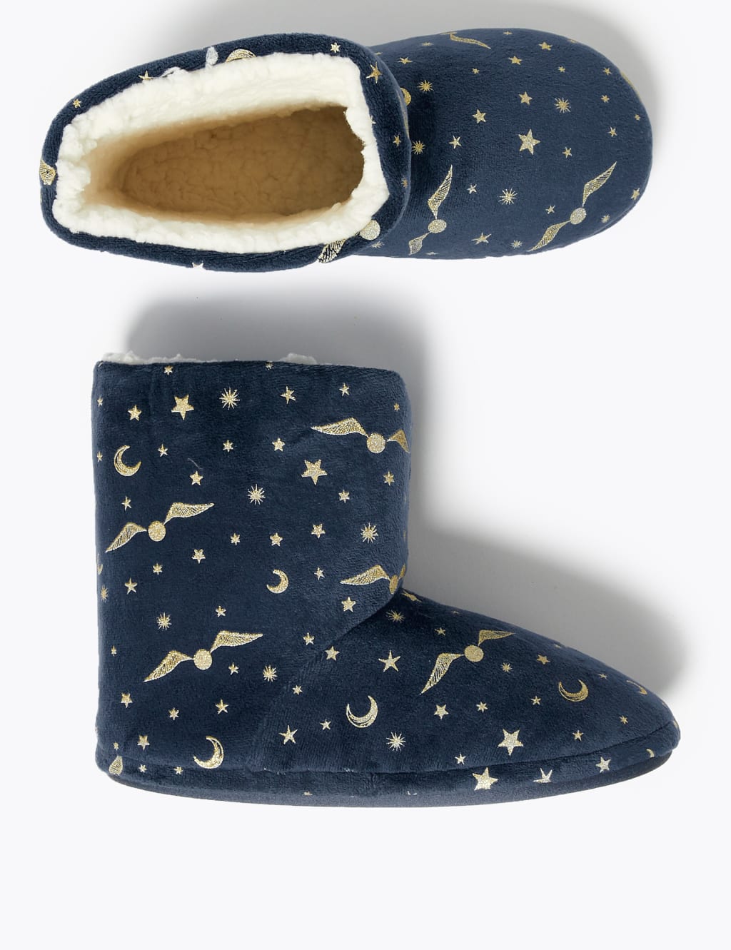 Kids Harry Potter Snitch Slipper Boots 13 Small 6 Large M S