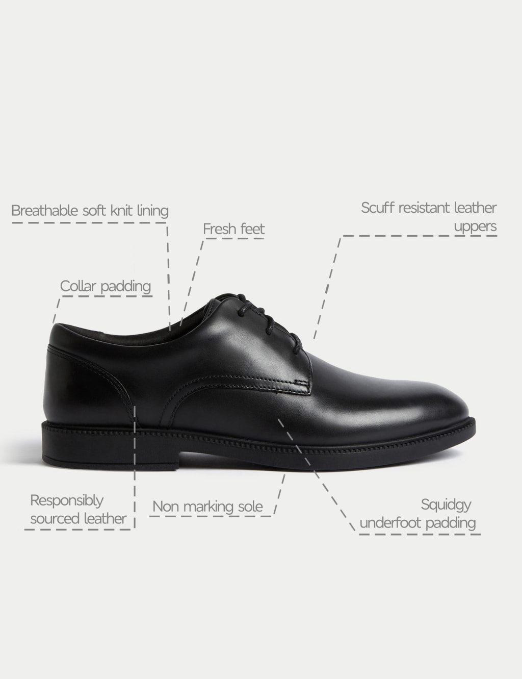 Scuff resistant school shoes cheap