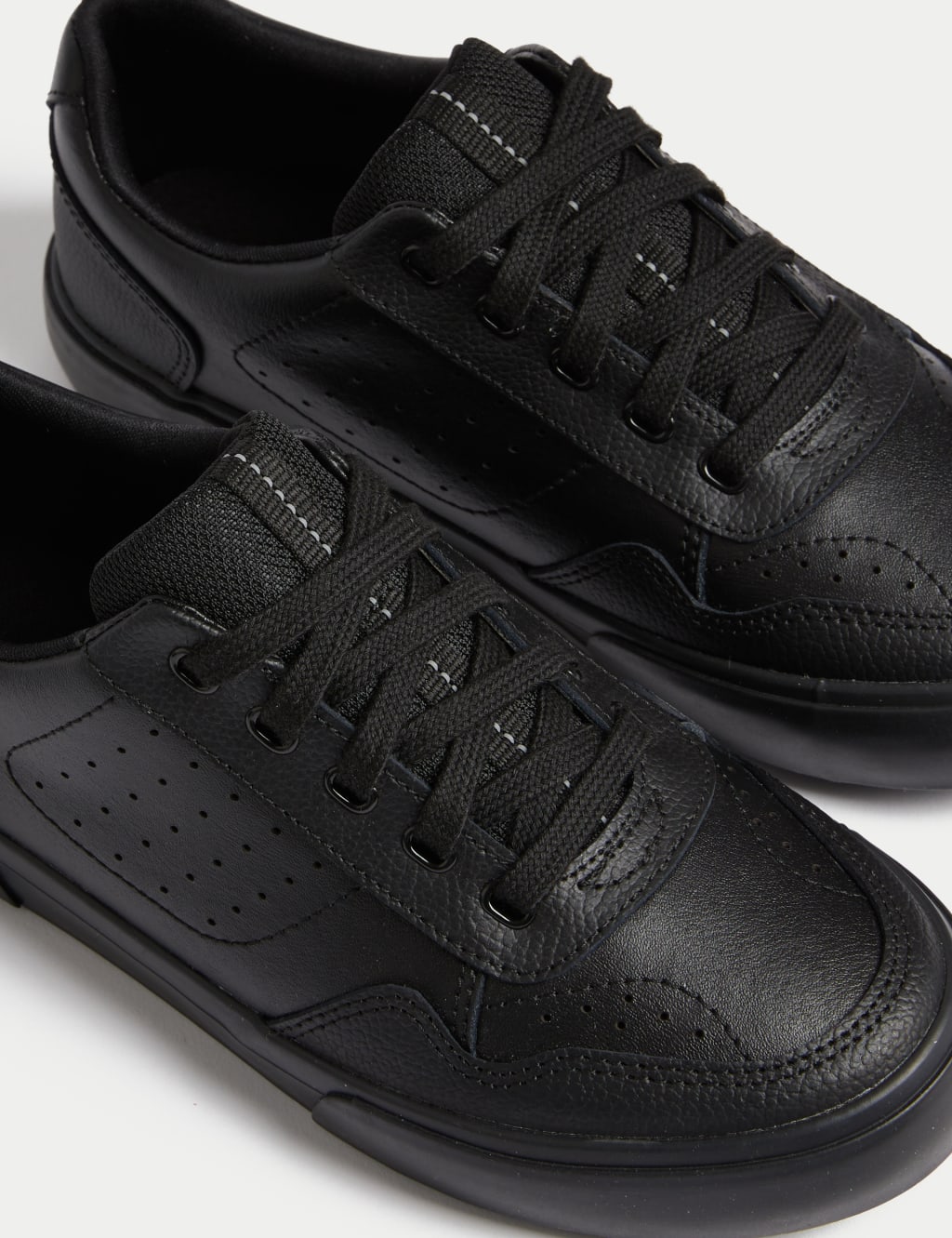 Kids' Lace up Leather School Shoes (2½  Large - 9 Large) 3 of 4