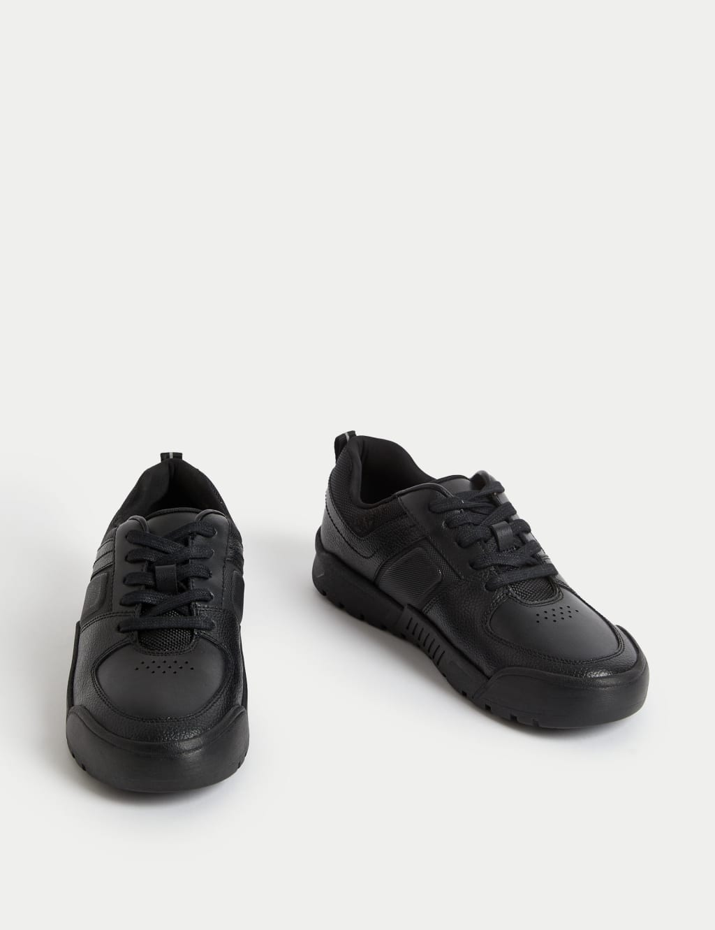 Kids' Leather Lace Freshfeet™ School Shoes (13 Small - 9 Large) 2 of 4