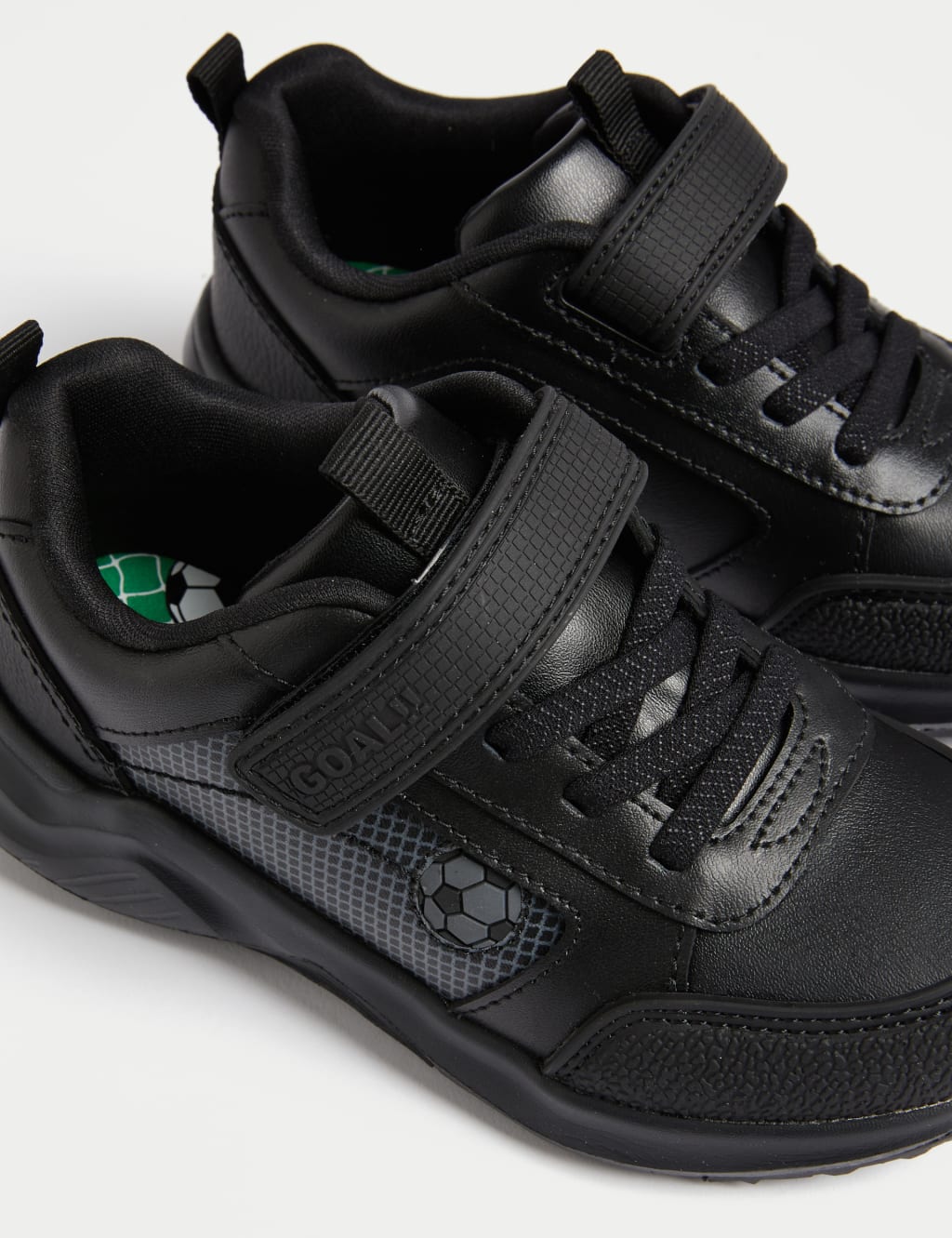 Kids' Leather Football School Shoes (8 Small - 2 Large) 3 of 4