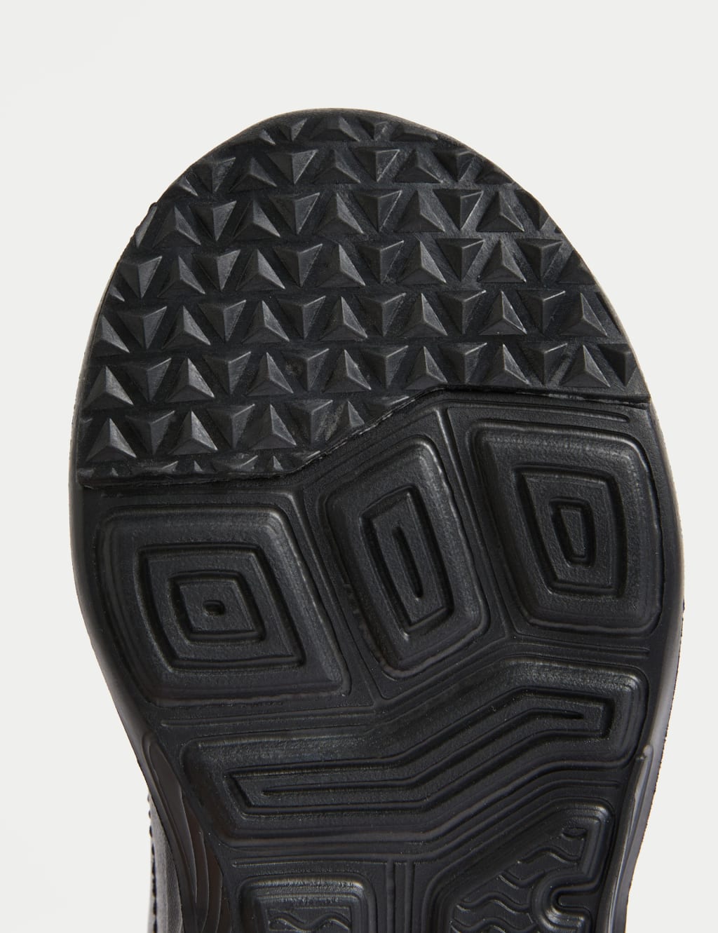 Kids' Leather Riptape School Shoes (8 Small - 2 Large) 4 of 4