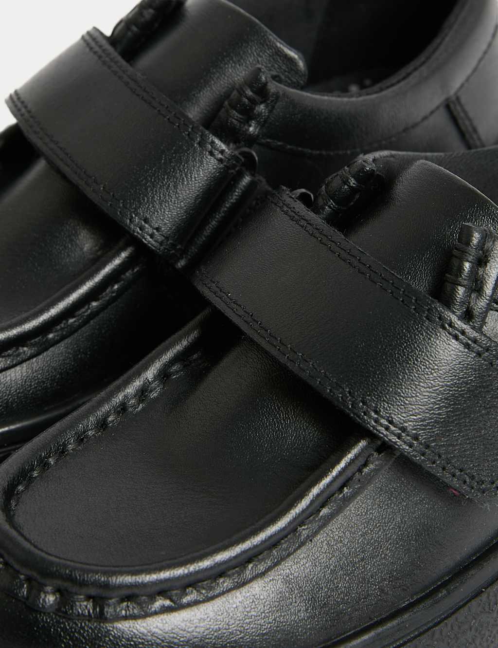 Kids Leather Apron Front School Shoes (8 Small-2 Large) 2 of 3