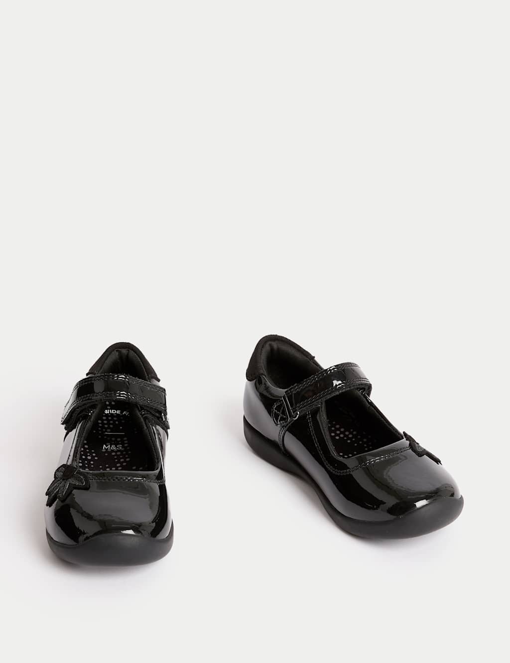 M&s patent leather shoes hot sale