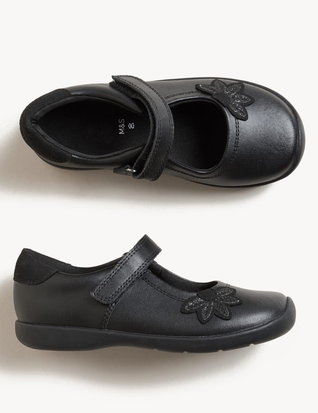 Kids' Leather School Shoes (8 Small - 2 Large) 2 of 6