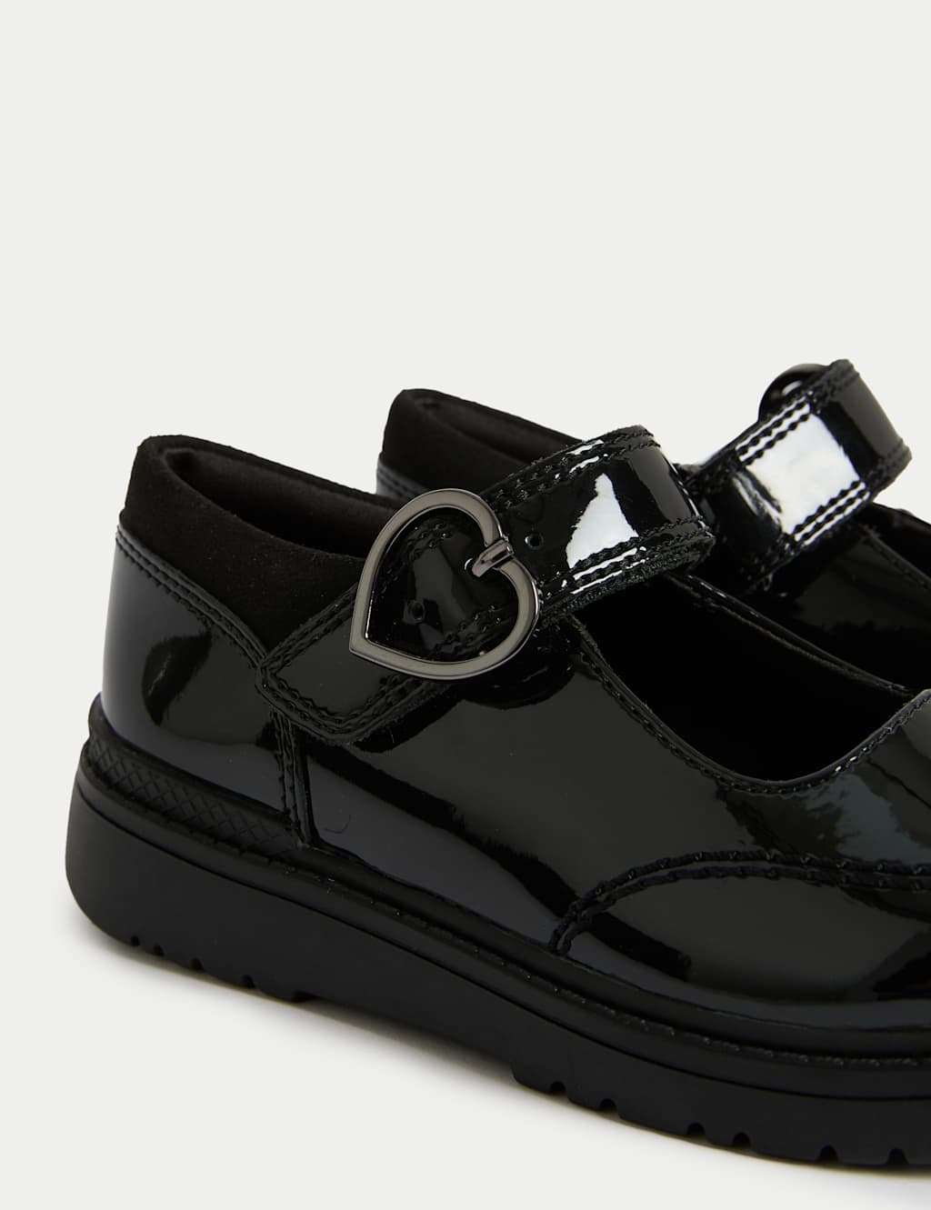 Kids' Patent Leather Buckle School Shoes (8 Small - 2 Large) 3 of 5