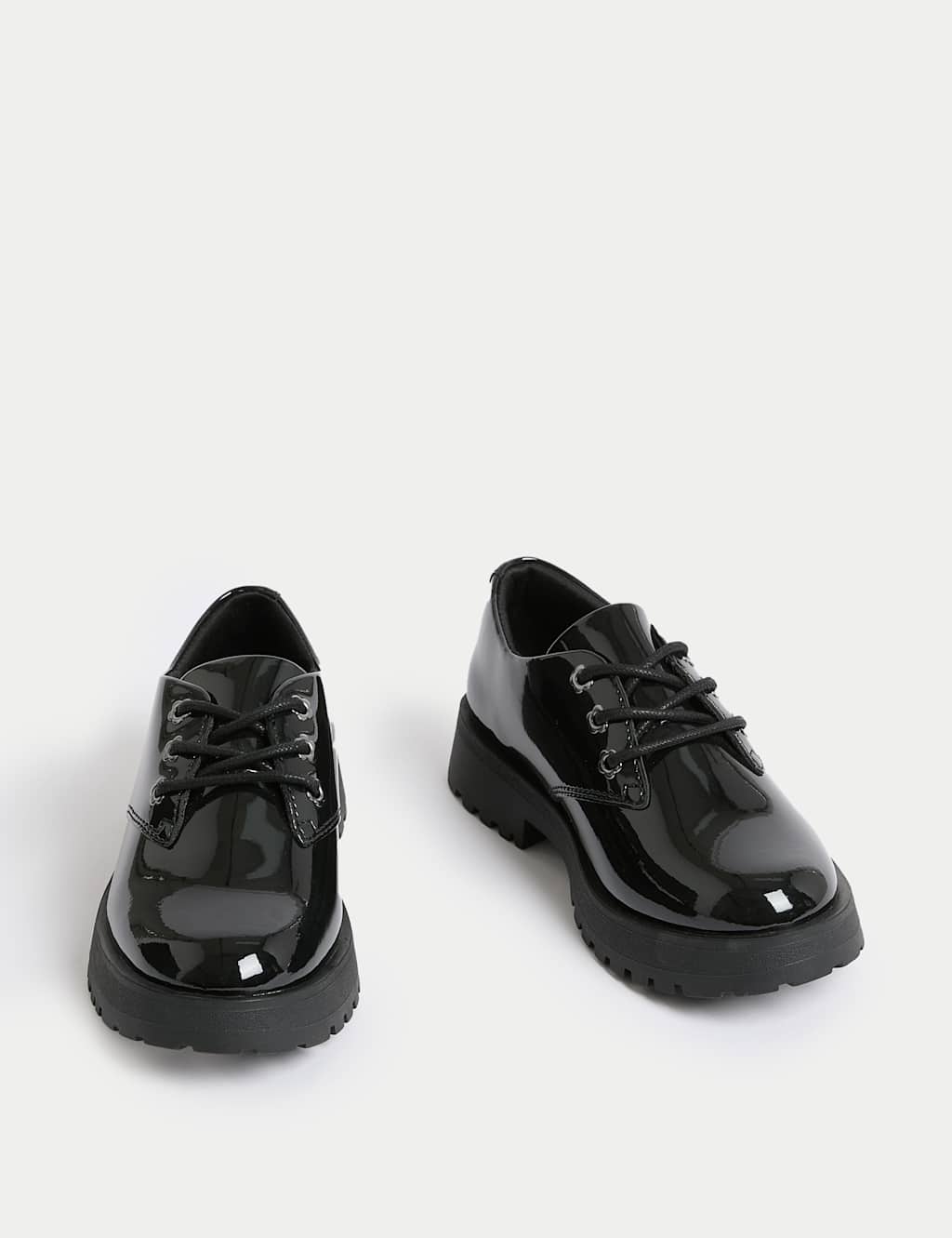 Kids' Leather Patent School Shoes (8 Small - 2 Large) 2 of 4