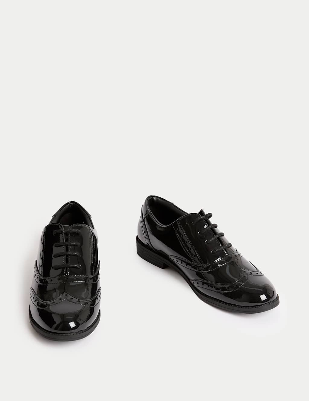 Kids Leather School Shoes 13 Small 7 Large M S Collection M S