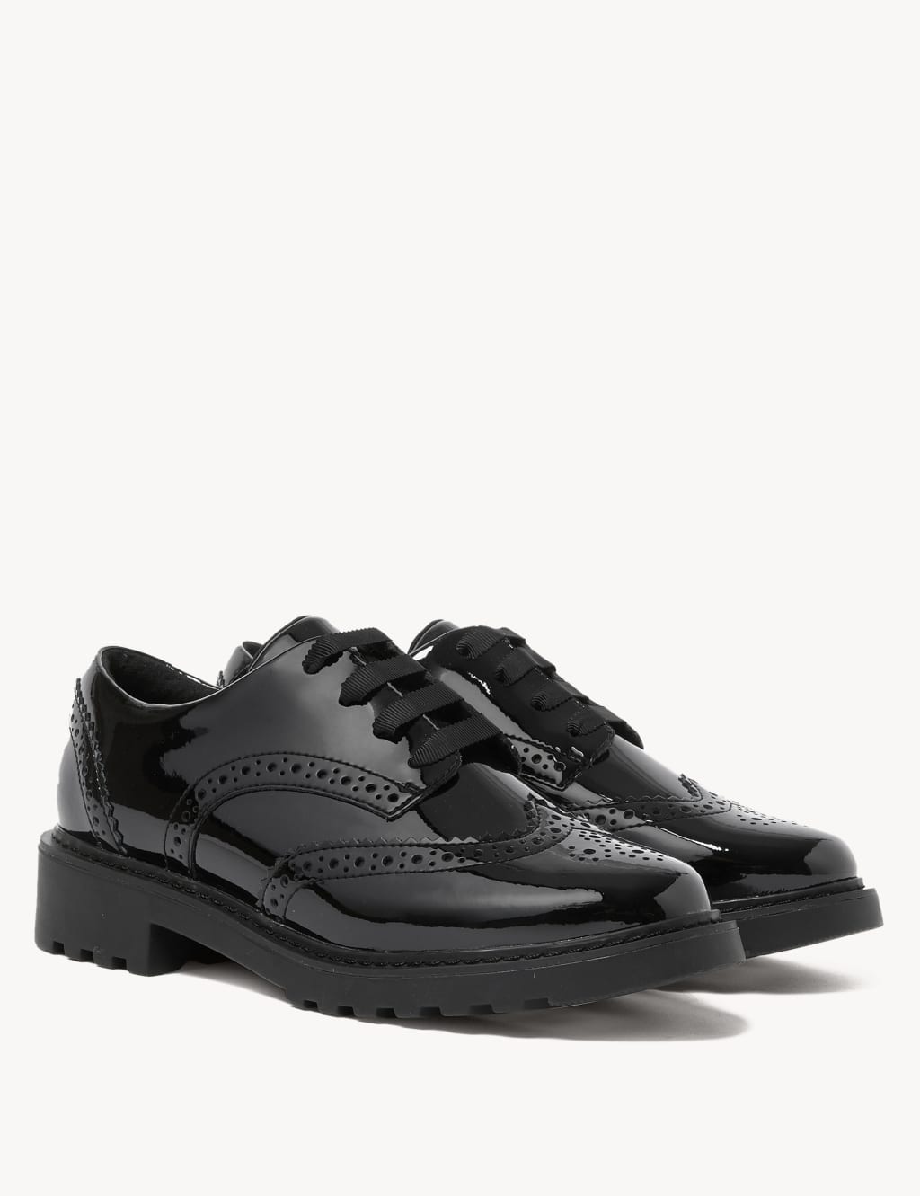 Kids' Leather Brogue School Shoes (13 Small - 7 Large) 2 of 6