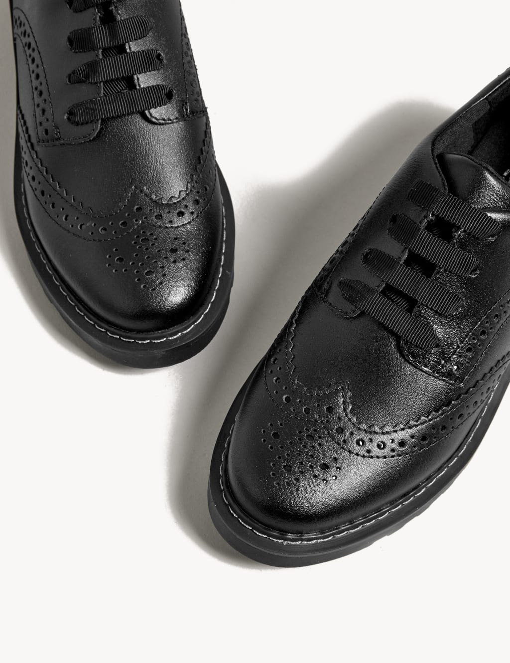 Kids' Leather School Shoes (13 Small - 7 Large) 3 of 6