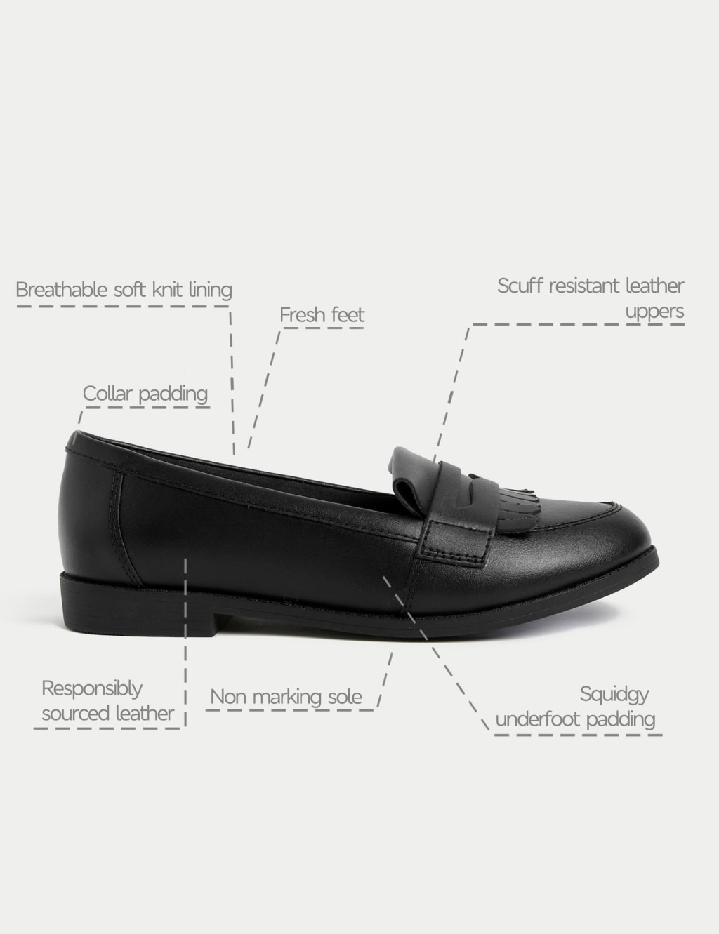 Penny loafers for school store