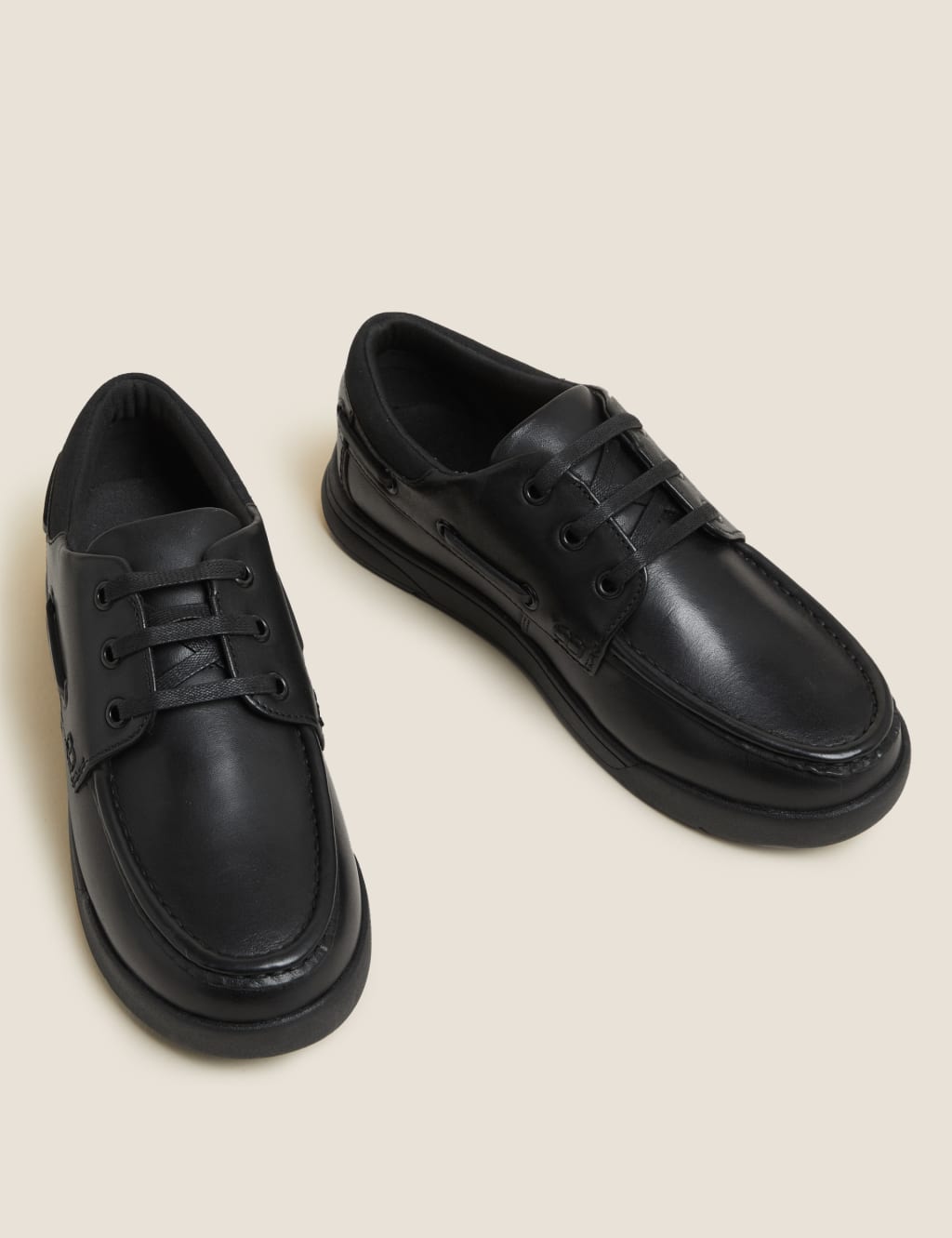 Kids' Leather Freshfeet™ School Shoes (13 Small - 9 Large) 2 of 4