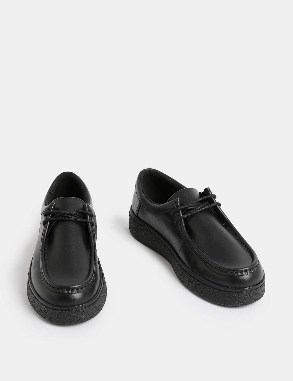 Kids' Leather School Shoes (13 Small - 9 Large) 2 of 4