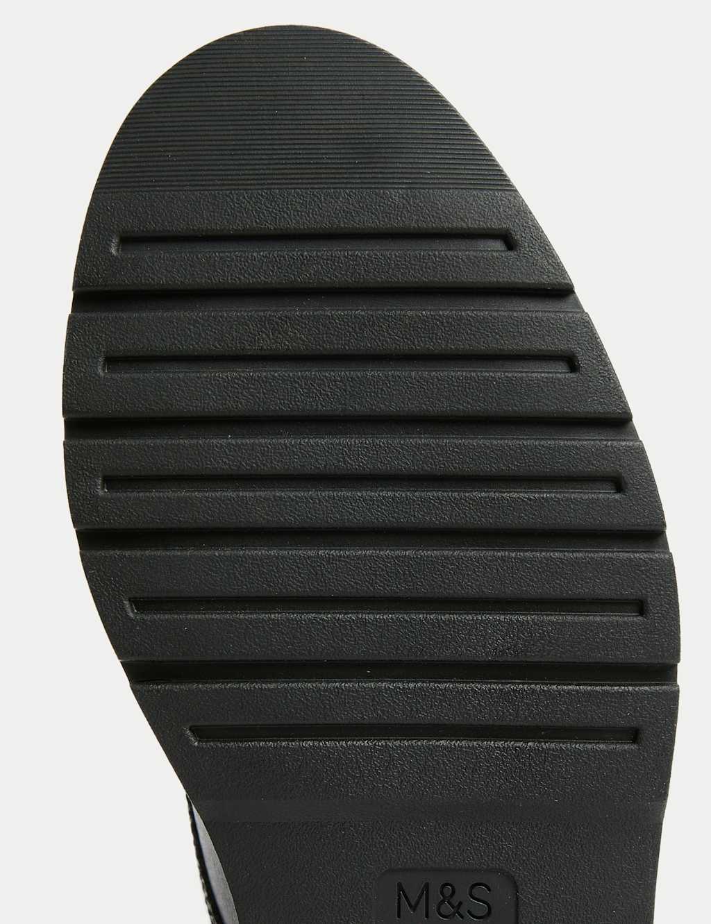 Kids' Leather Riptape School Shoes (13 Small - 9 Large) 4 of 4