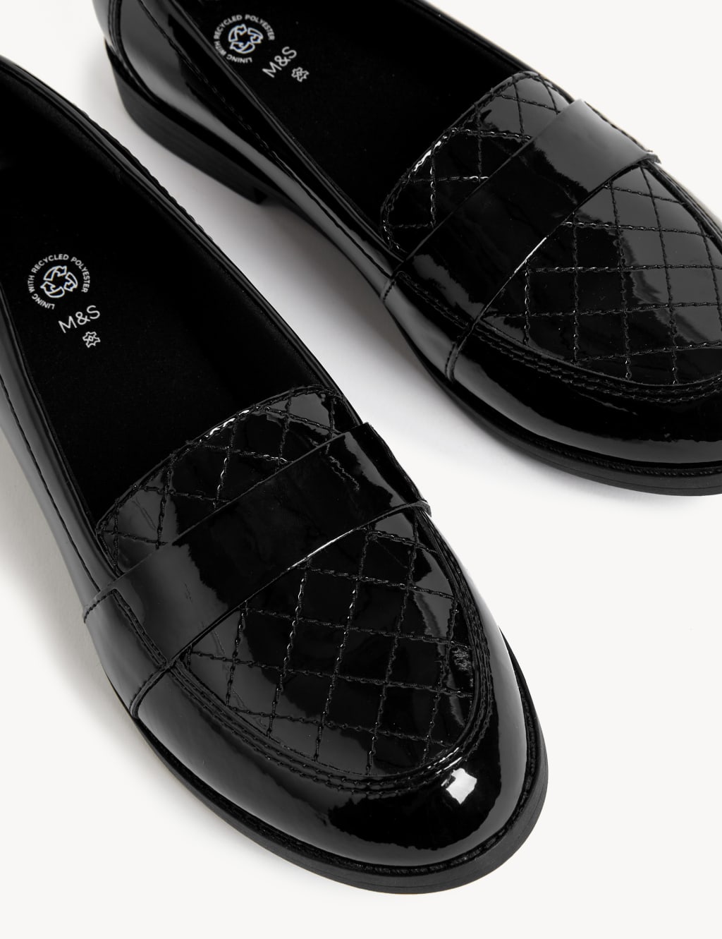 Kids' Patent School Loafers (2½ Large - 7 Large) 3 of 5