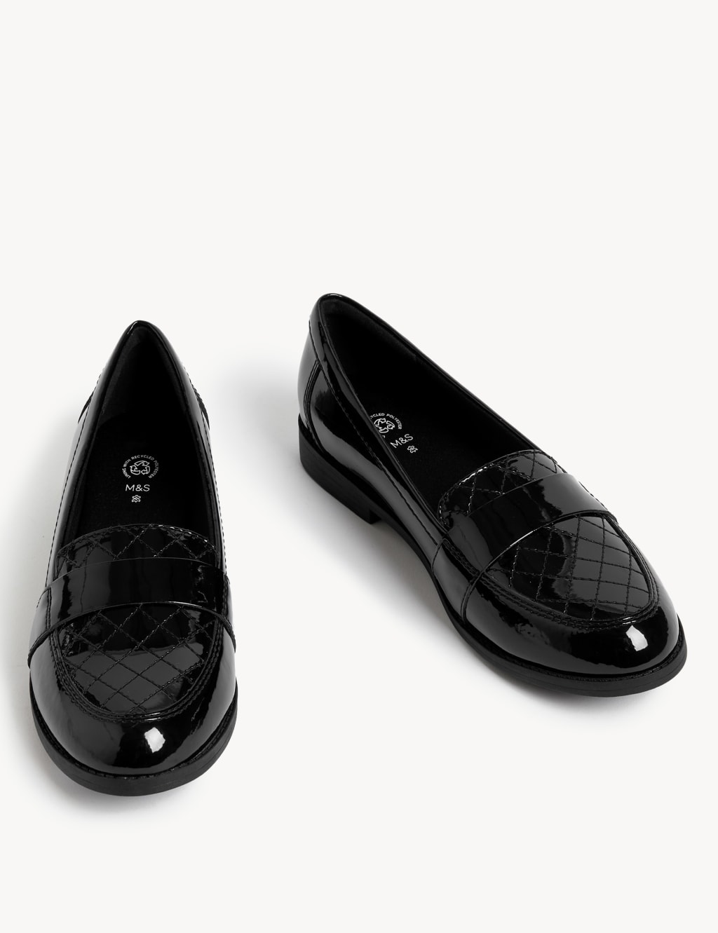 Kids' Patent School Loafers (2½ Large - 7 Large) 2 of 5