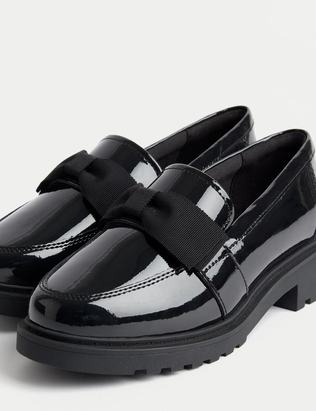 Kids' Chunky Loafer Leather School Shoes (2½  Large - 7 Large) 3 of 4
