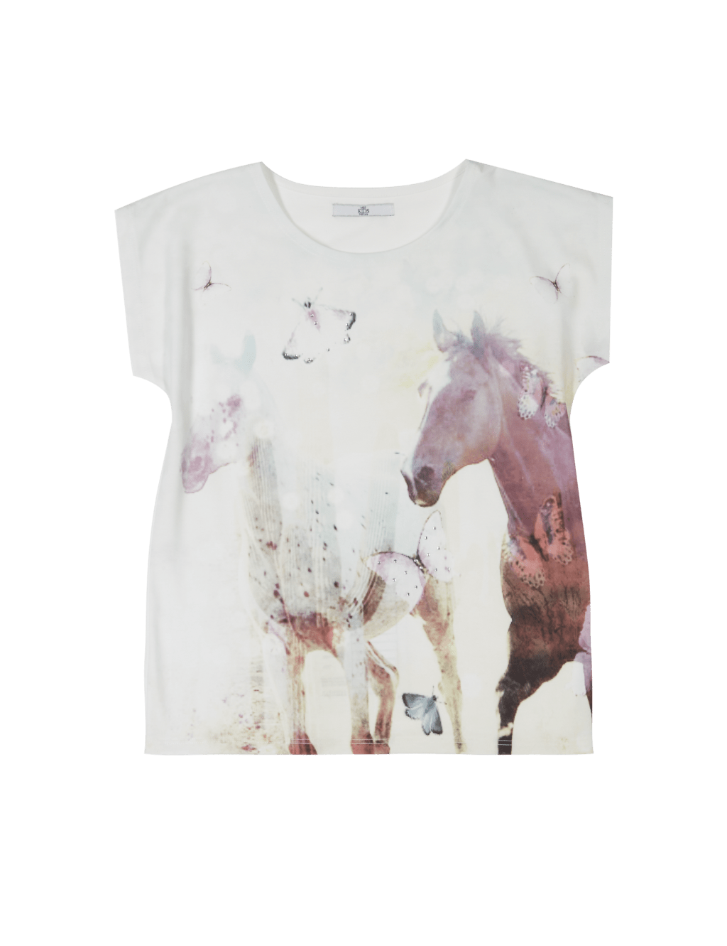 Horse Scene Embellished T-Shirt (5-14 Years) 2 of 3