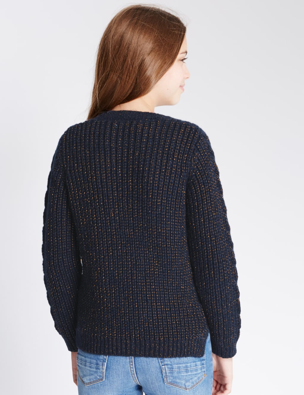 Round Neck Long Sleeve Jumper (5-14 Years) 3 of 5