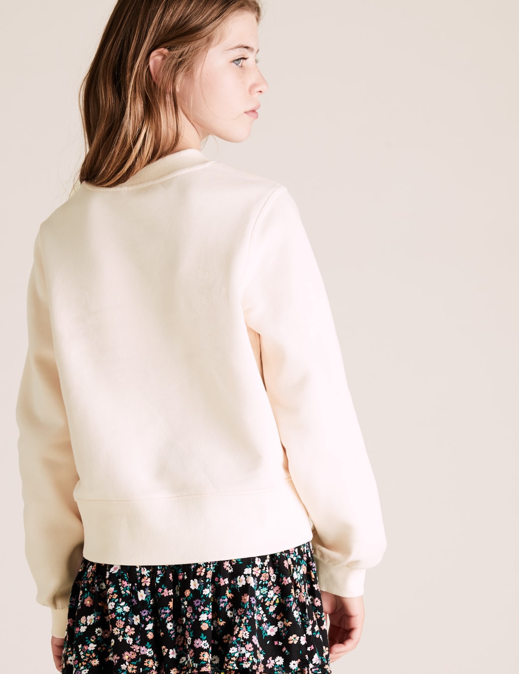 Cotton Glitter Cosmic Sweatshirt (6-16 Yrs) 4 of 4