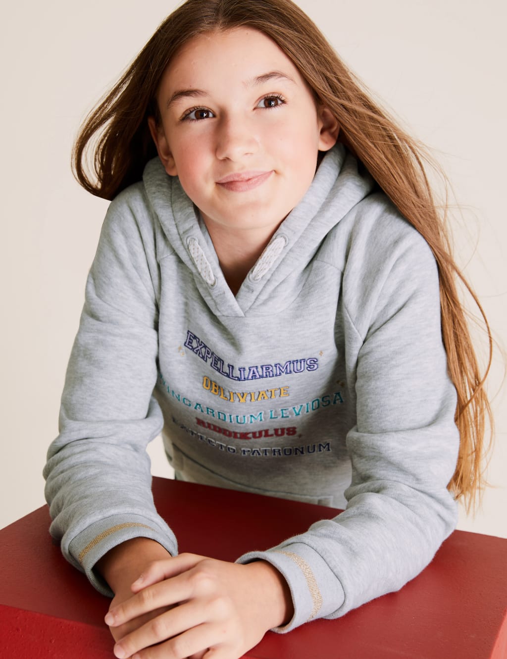 Harry Potter™ Cotton Spells Slogan Hoodie (6-16 Yrs) 3 of 6