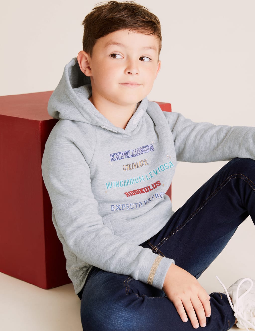 Harry Potter™ Cotton Spells Slogan Hoodie (6-16 Yrs) 4 of 6